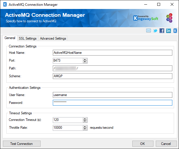 ActiveMQ Connection Manager - General